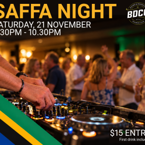 Saffa Night at the BDCC