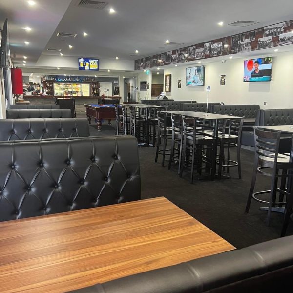 Indoor club dining area